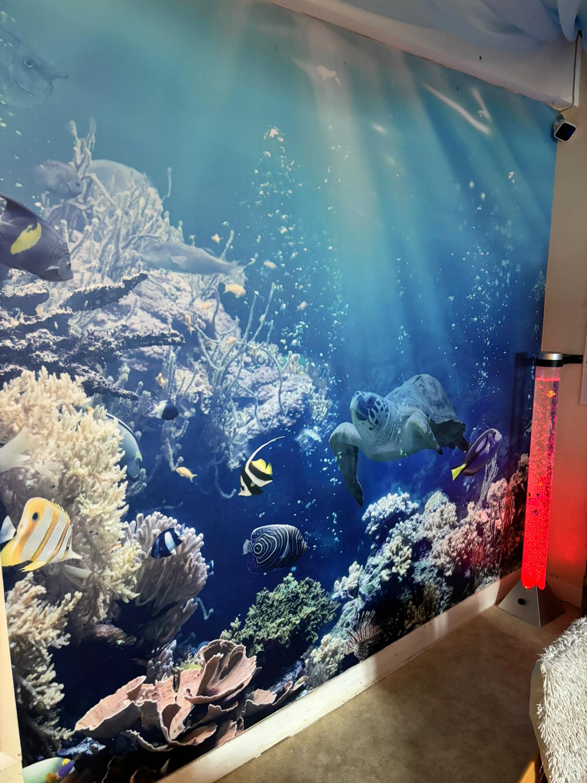 Wall mural – ocean scene installation
